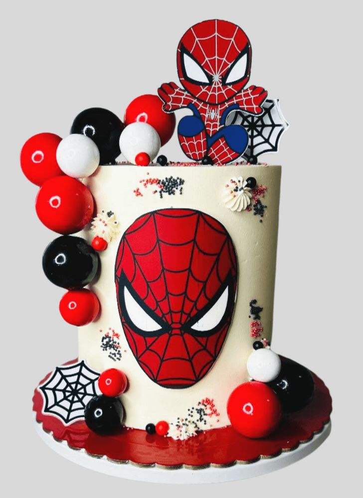 Spiderman cake 3 pounds